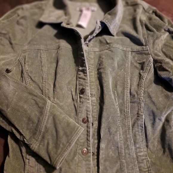 AMI Green Corduroy Jacket Y2K - Picture 2 of 8